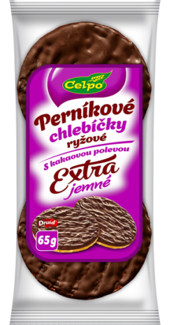 Extra Jemné Perníkové chlebíčky s kakaovou polevou 65g
