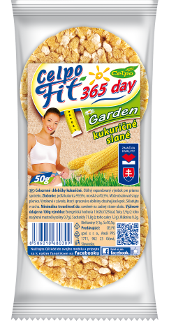 Celpo Fit 365 day Garden kukurica s morskou soľou 50g